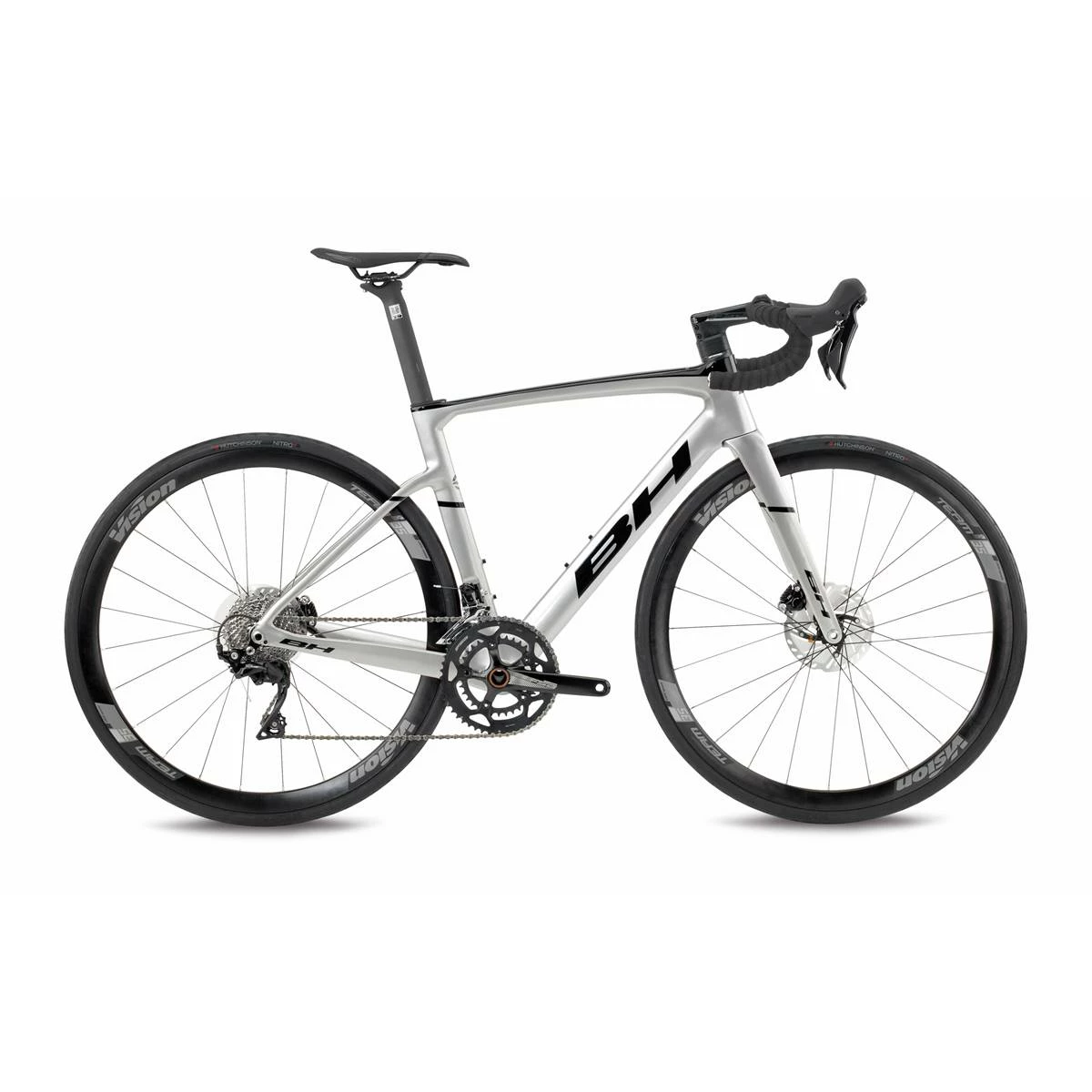 Vélo Route BH RS1 3.0 Gris Noir 1 Vélo Route BH RS1 3.0 Gris Noir